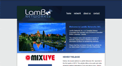 Desktop Screenshot of lambonetworks.com